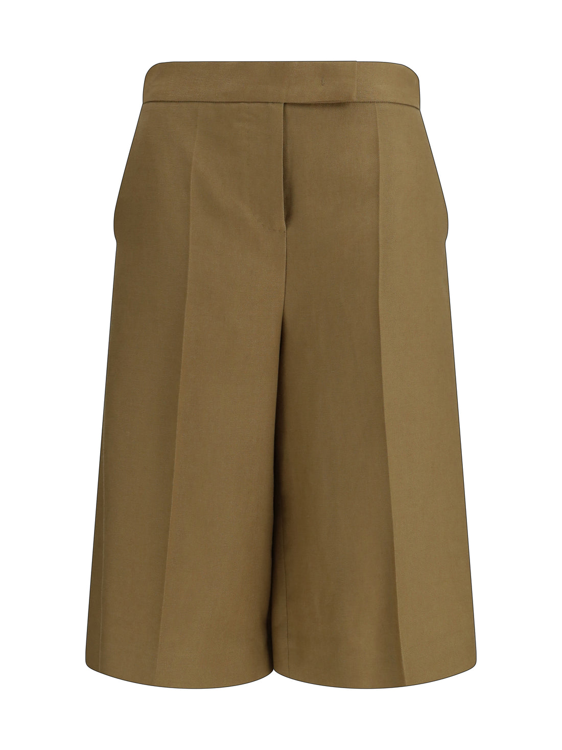 MAX MARA 42 linen bermuda