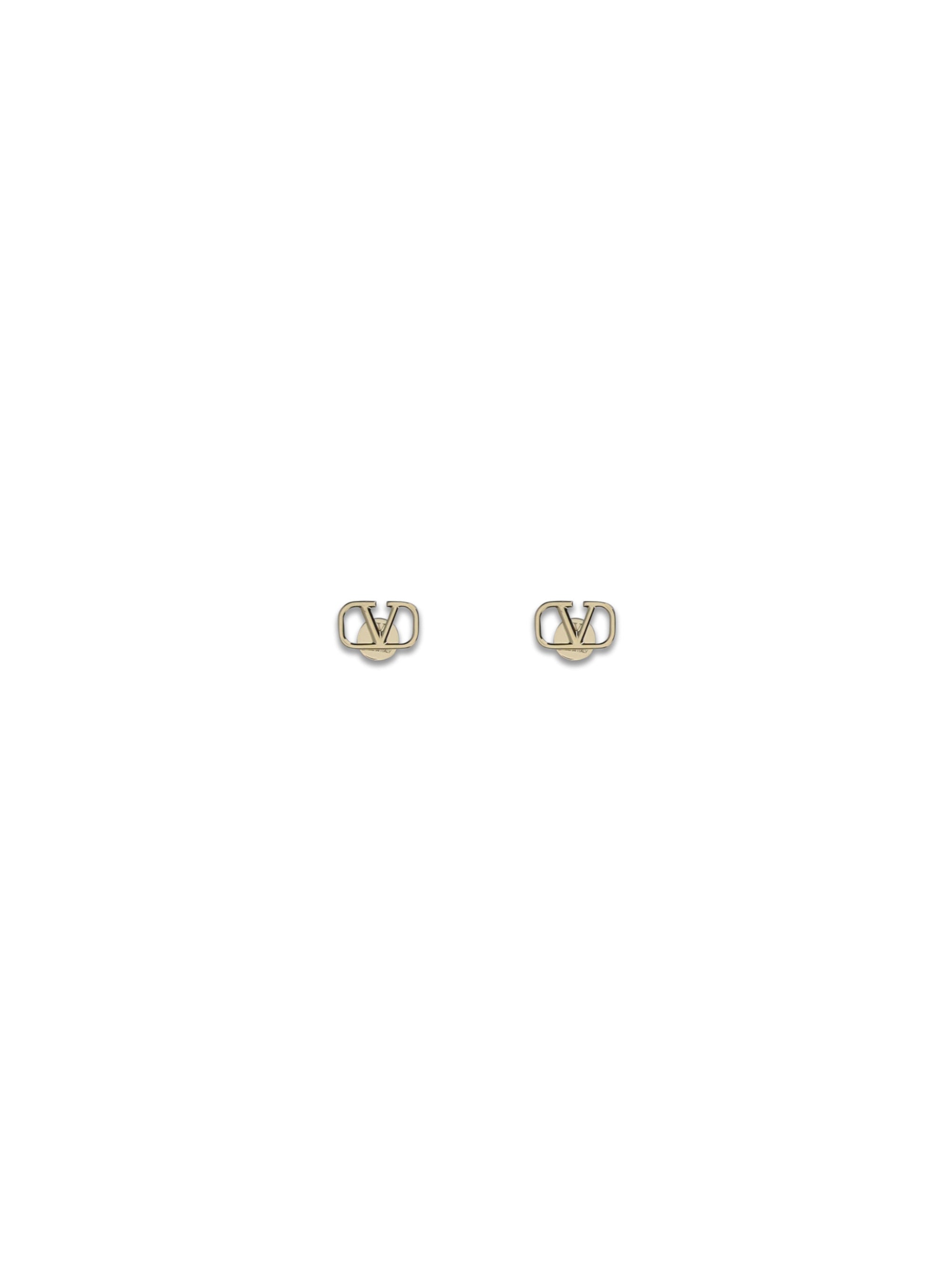VALENTINO GARAVANI OS signature metal vlogo earrings
