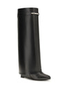 leather shark boots
