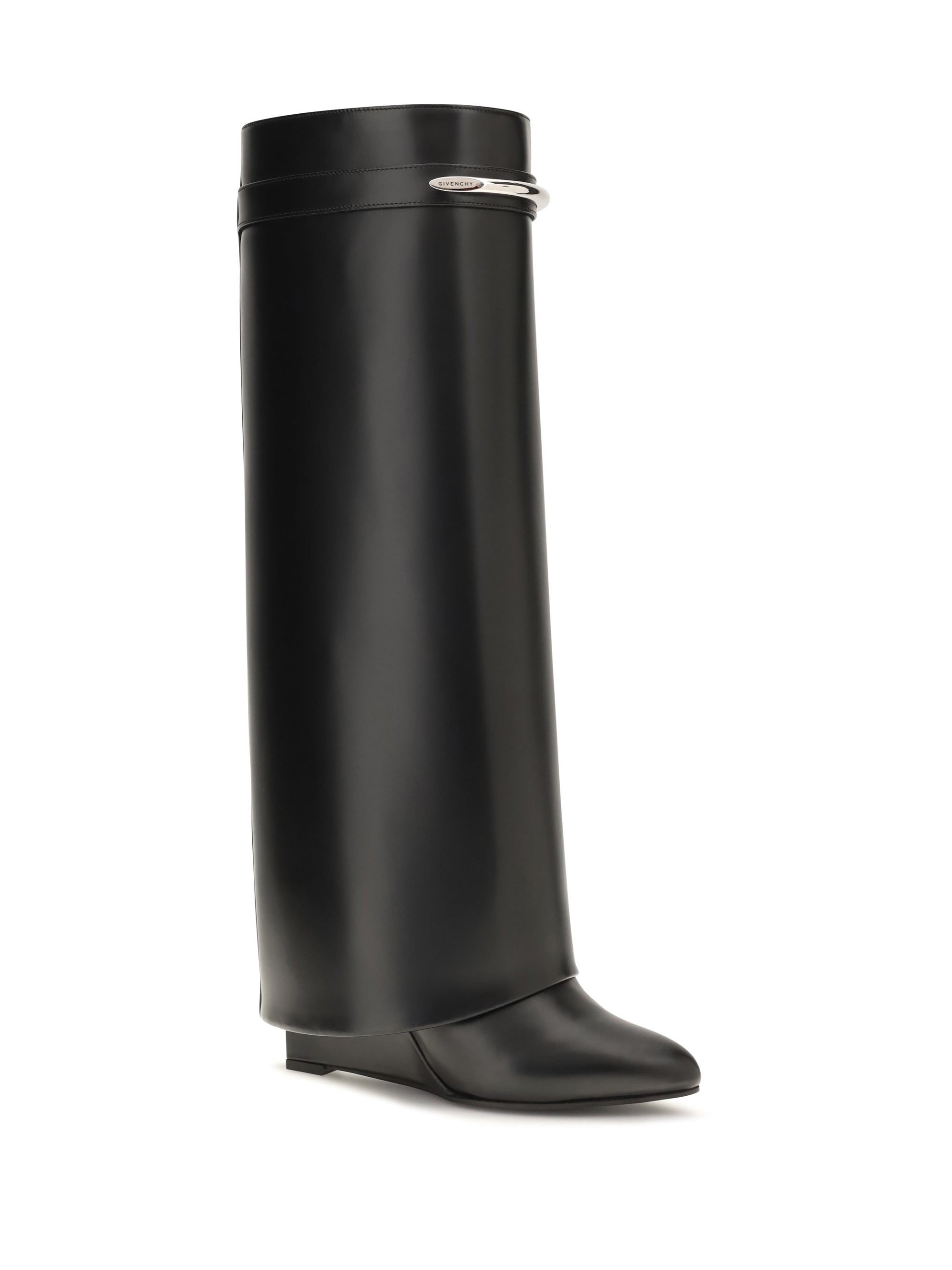 leather shark boots