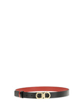 FERRAGAMO 75 adjustable and reversible gancini belt
