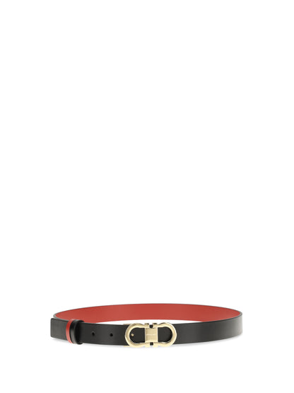 FERRAGAMO 75 adjustable and reversible gancini belt
