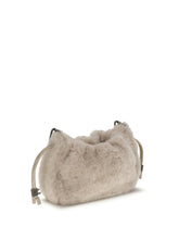 BRUNELLO CUCINELLI OS mellow mini shearling shoulder bag