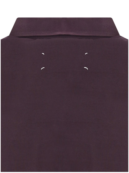 MARGIELA L semi-sheer polo shirt