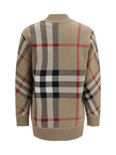 BURBERRY M check archive wool sweater
