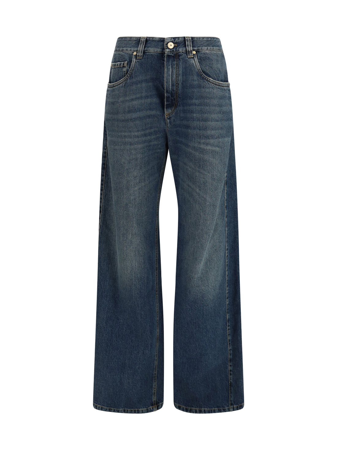 BRUNELLO CUCINELLI 36 wide-leg cotton denim jeans