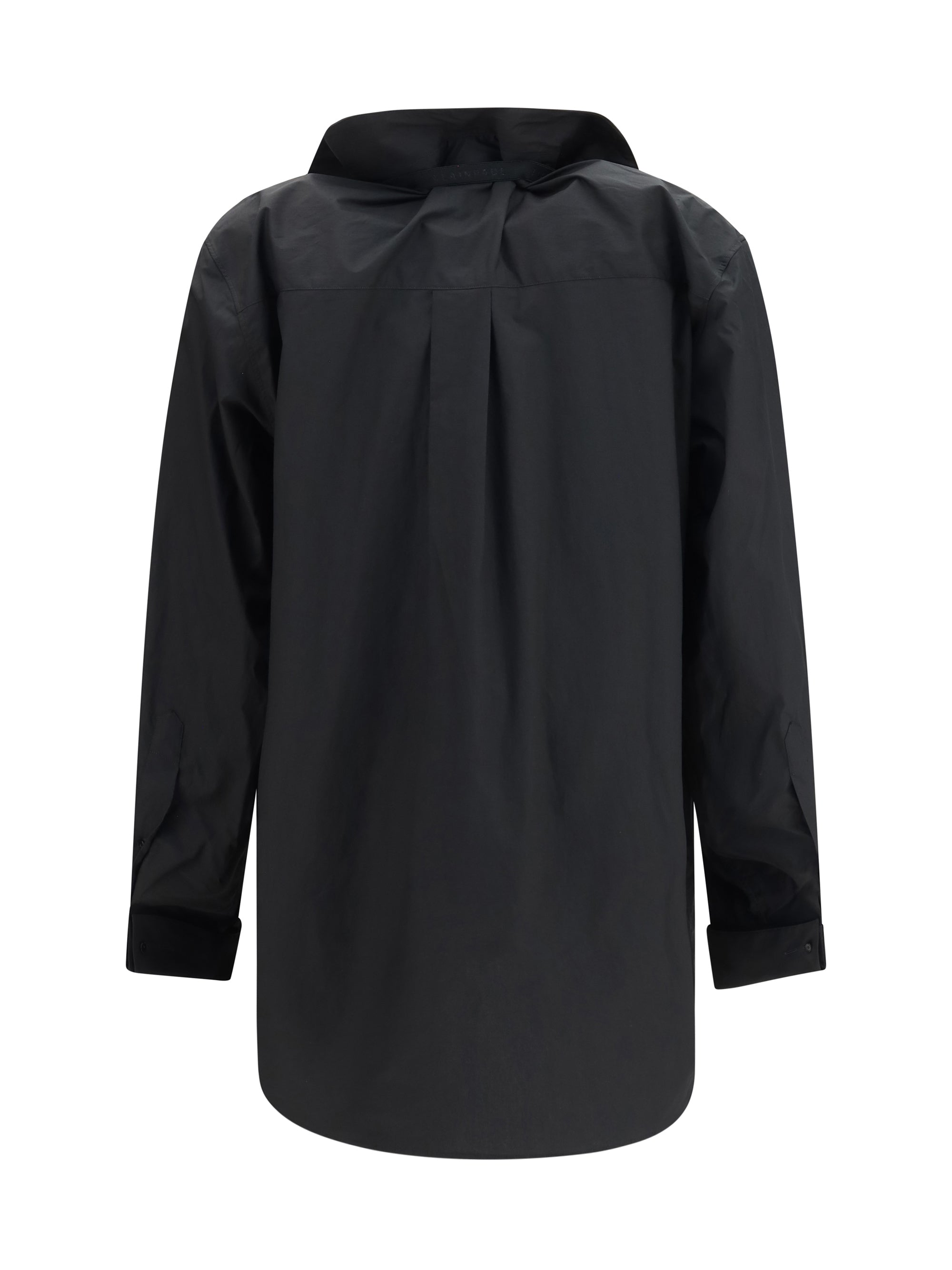 shirt with elasticated collar