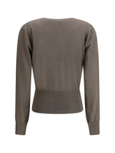 FENDI 40 cashmere and silk long-sleeve sweater