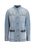 VALENTINO 42 denim jacket with embroidery