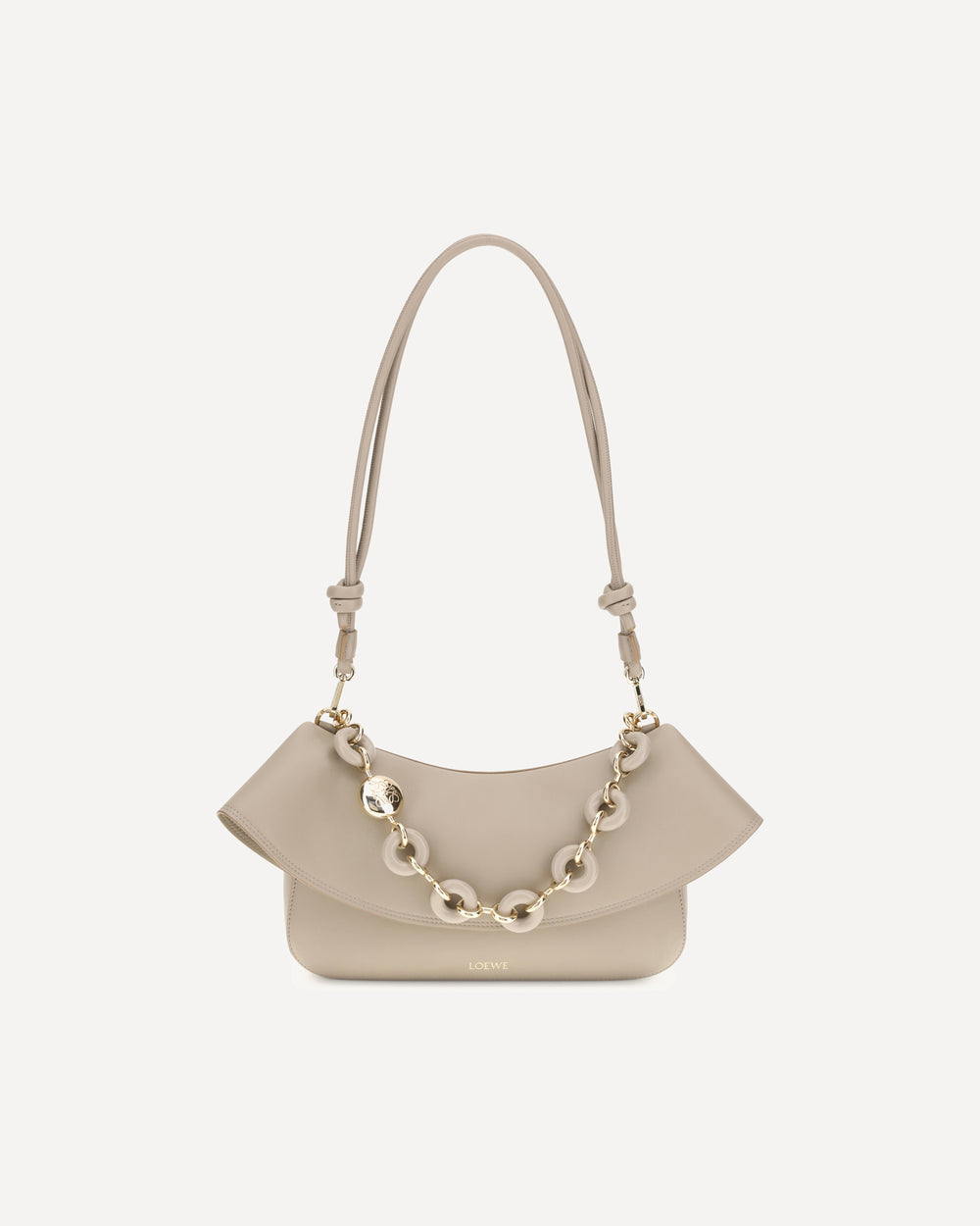 Loewe Ola Medium Shoulder Bag Beige