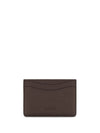 ganni card holder grained