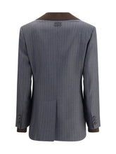 MIU MIU 38 striped blazer