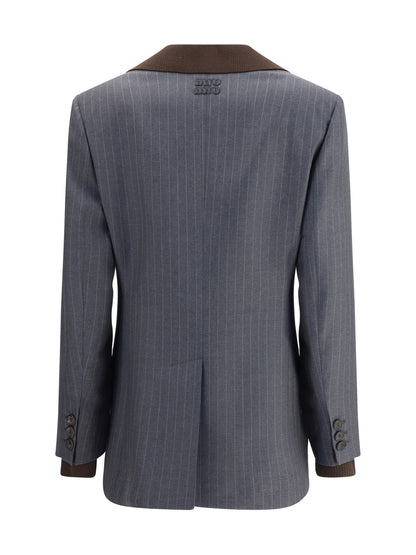MIU MIU 38 striped blazer
