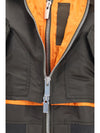 double-zip nylon jacket
