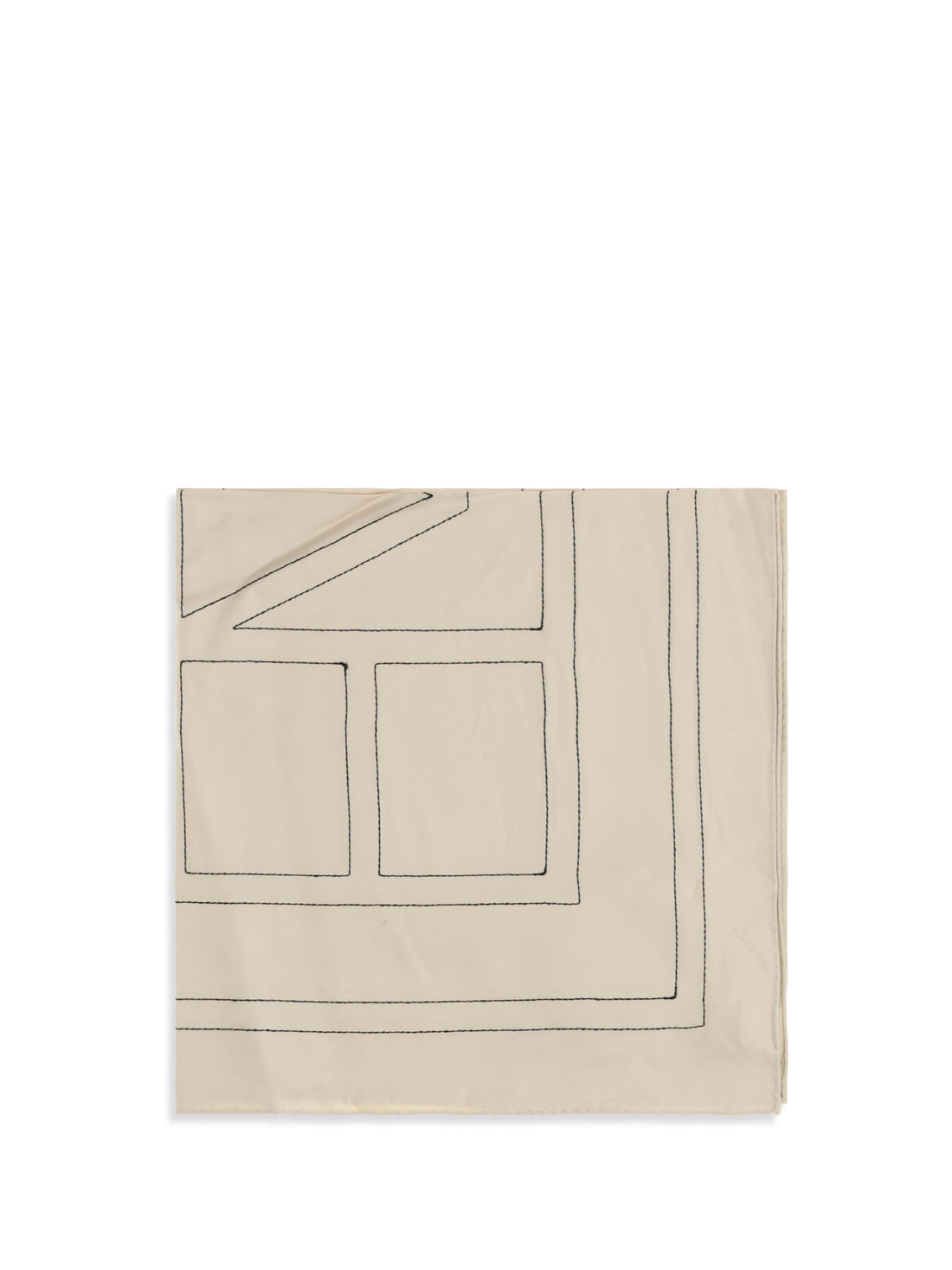 TOTEME OS silk scarf with embroidery