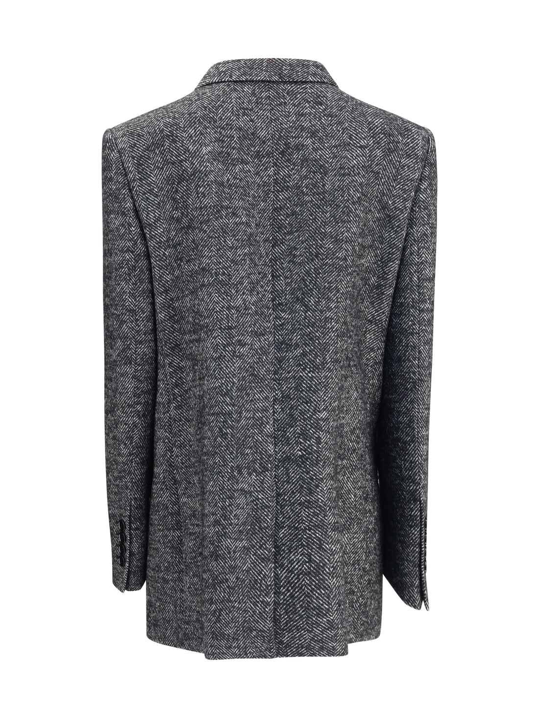 DOLCE & GABBANA 40 double-breasted chevron blazer