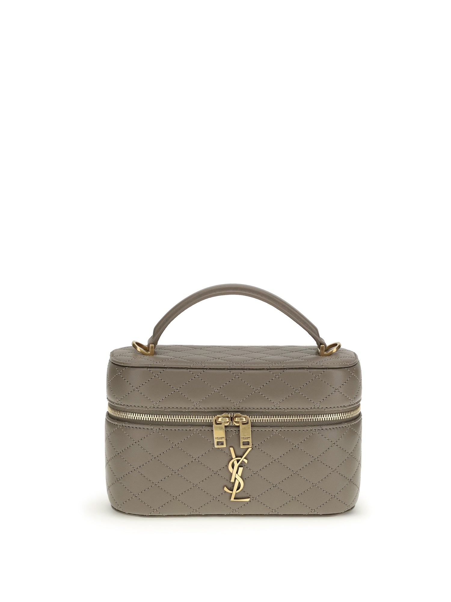 SAINT LAURENT OS vanity gaby leather handbag