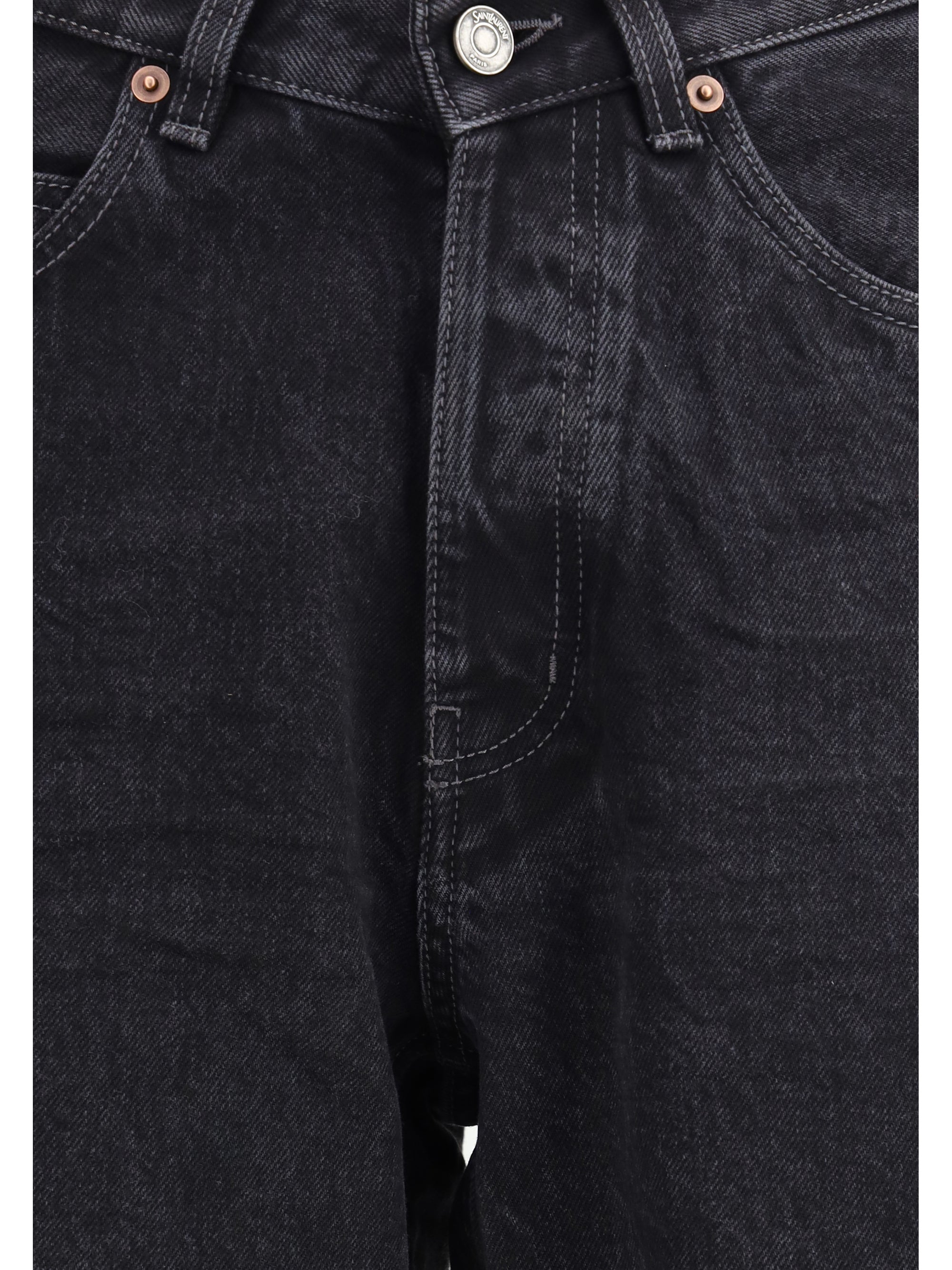 SAINT LAURENT 27 v-waist jeans