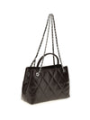 small fleming leather tote bag
