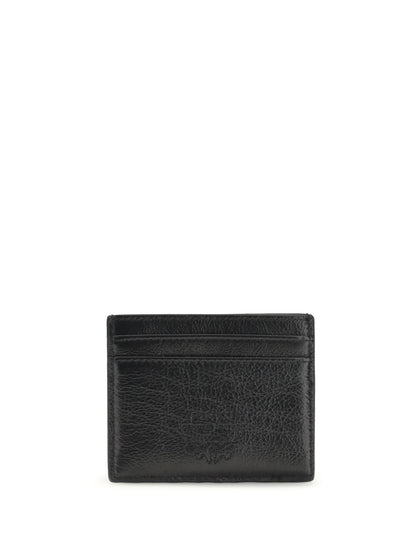PINKO OS shiny leather card holder