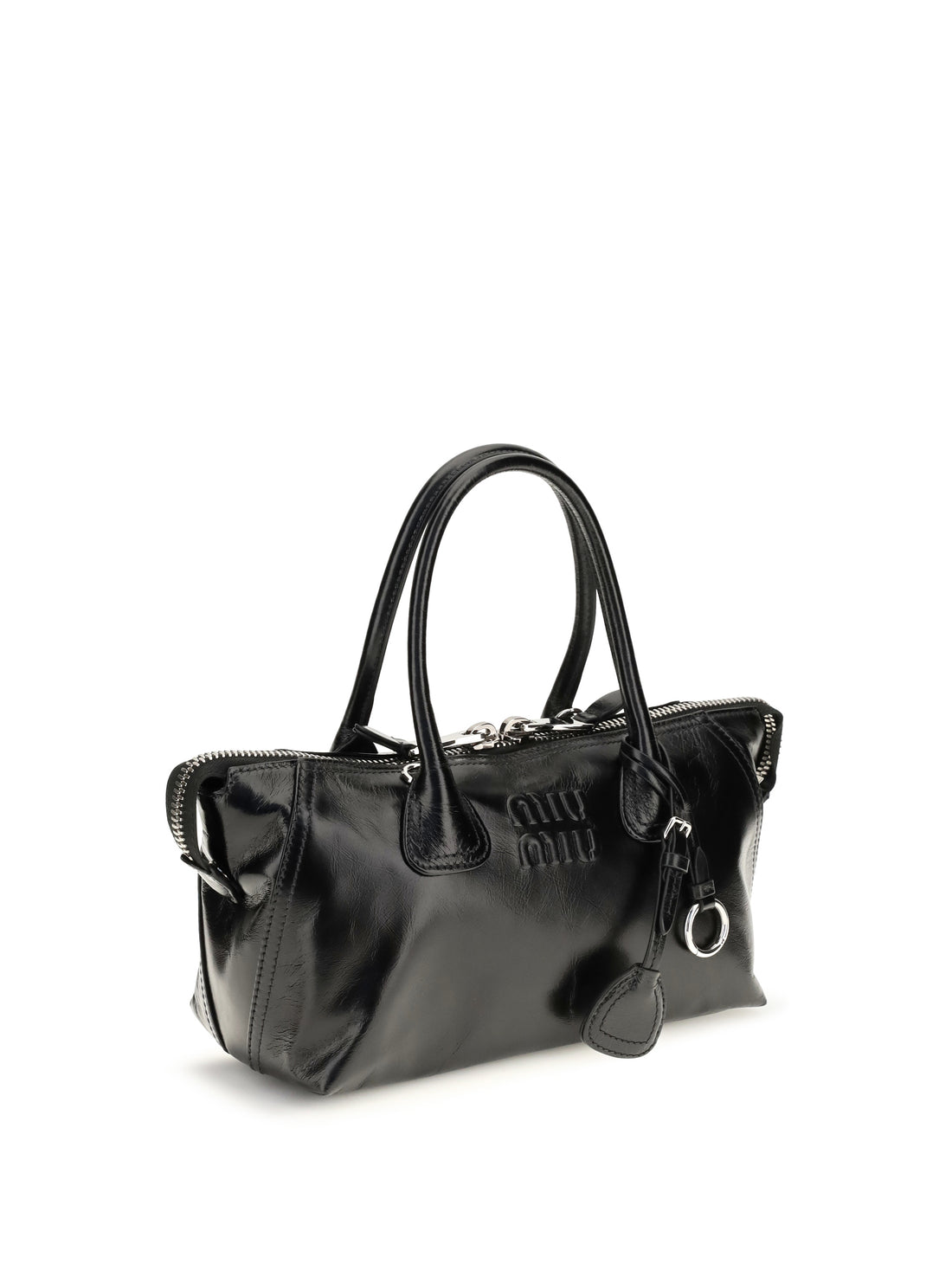 MIU MIU OS glossy leather handbag