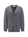 cotton v-neck cardigan