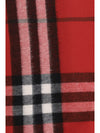 check cashmere scarf