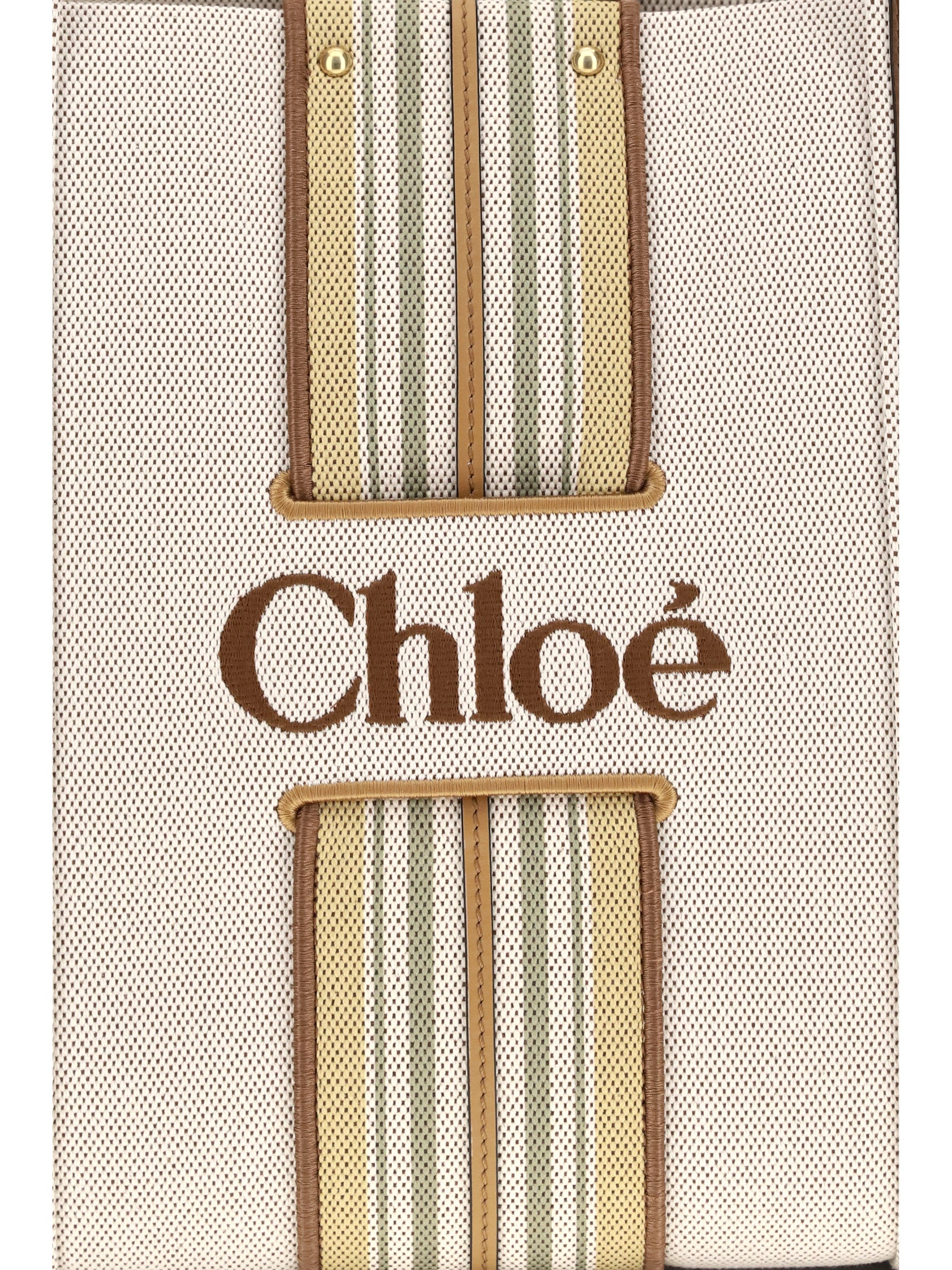 woody loop canvas tote bag
