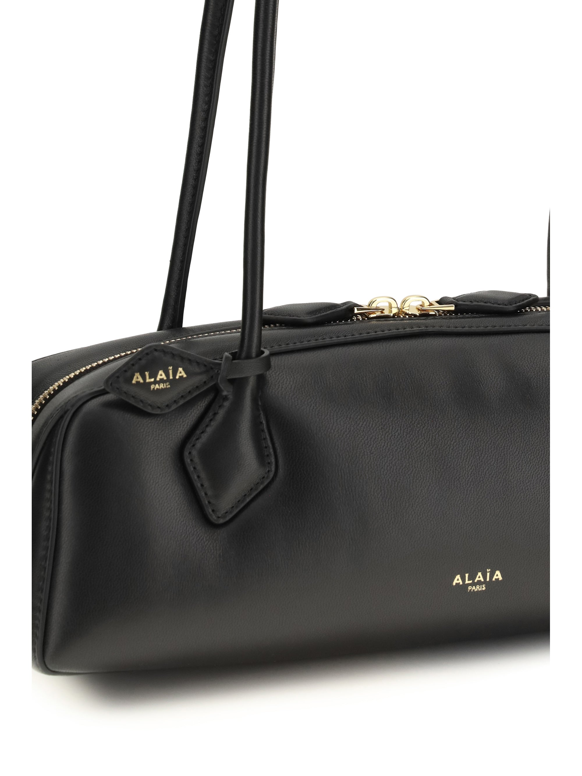 le teckel padded leather shoulder bag
