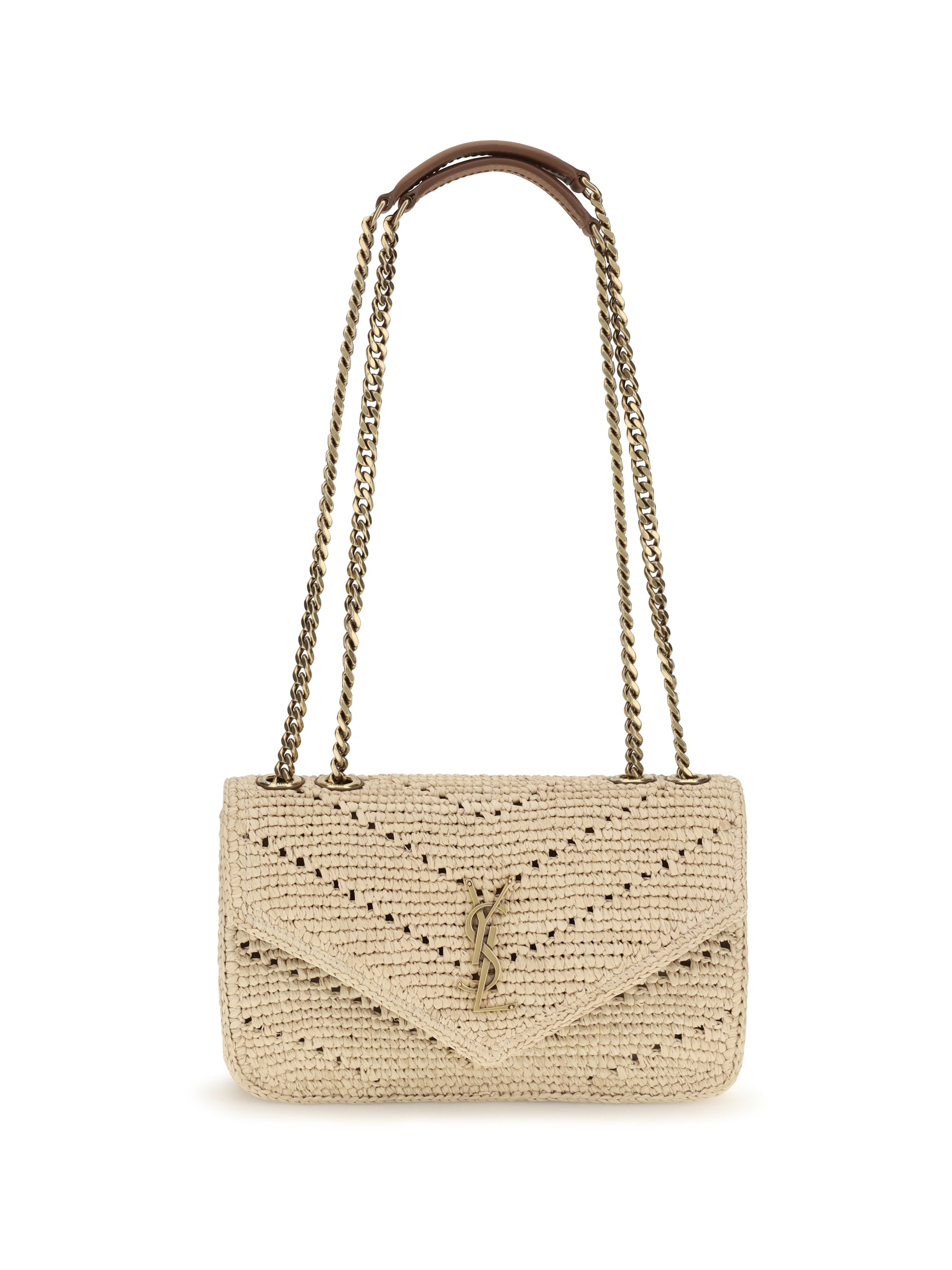 small raffia loulou shoulder bag