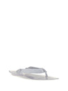 satin flip-flop sandals