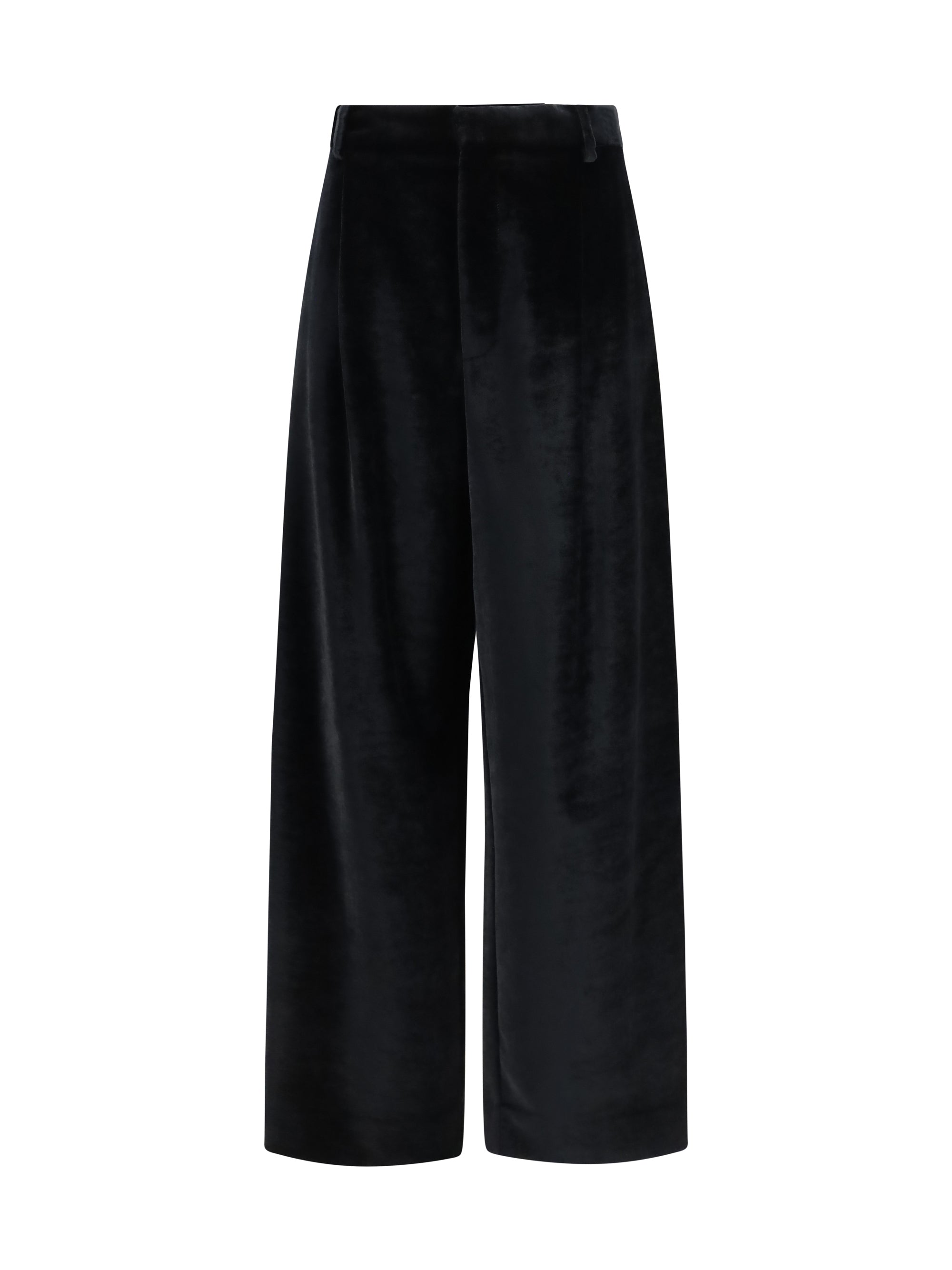 danielle wide-leg velvet pants