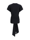 draped-waist jersey t-shirt