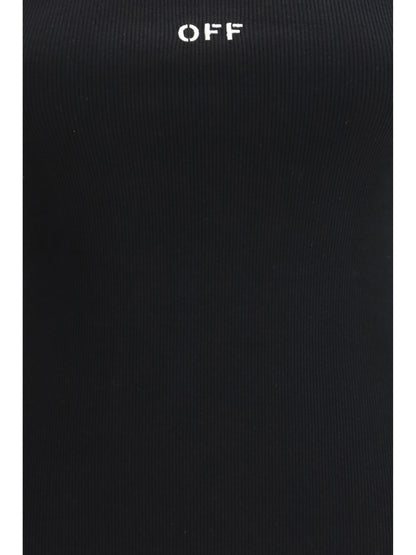OFF-WHITE 38 off stamp rib tank top