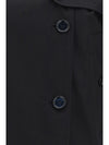 mayfair cropped trench jacket in gabardine