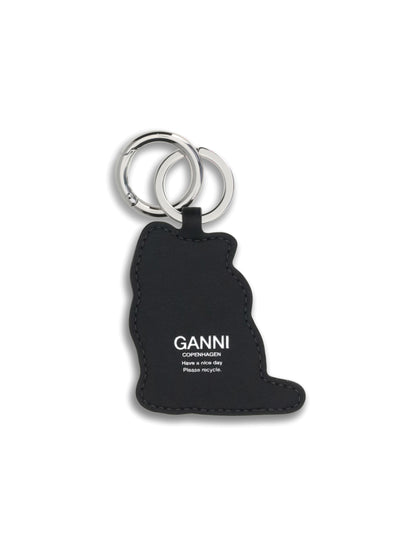 GANNI OS kitty keyring
