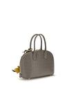 toast crocodile-effect leather handbag