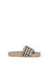 BURBERRY 36 check slippers