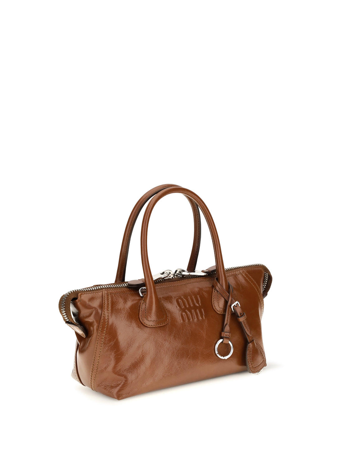 MIU MIU OS glossy leather handbag