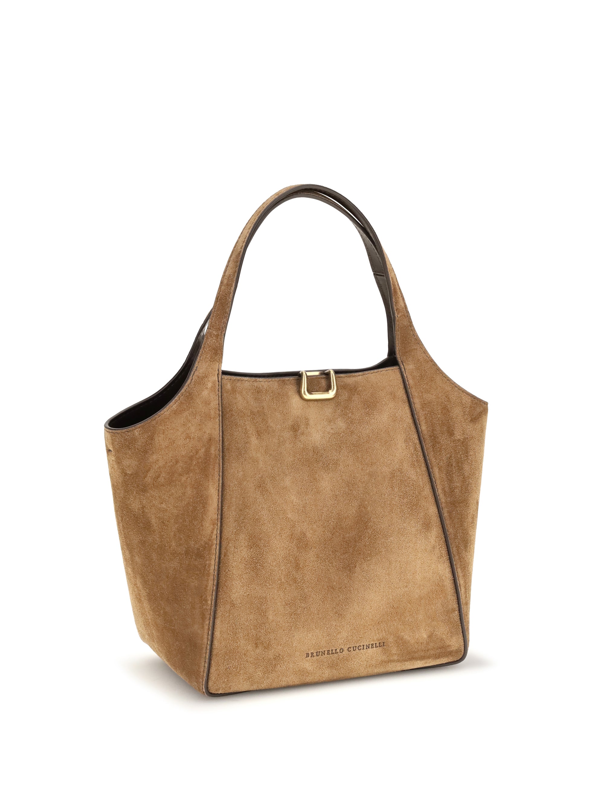small sartorial suede bucket bag