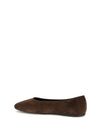 suede leather ballerinas