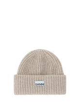 GANNI OS beanie hat