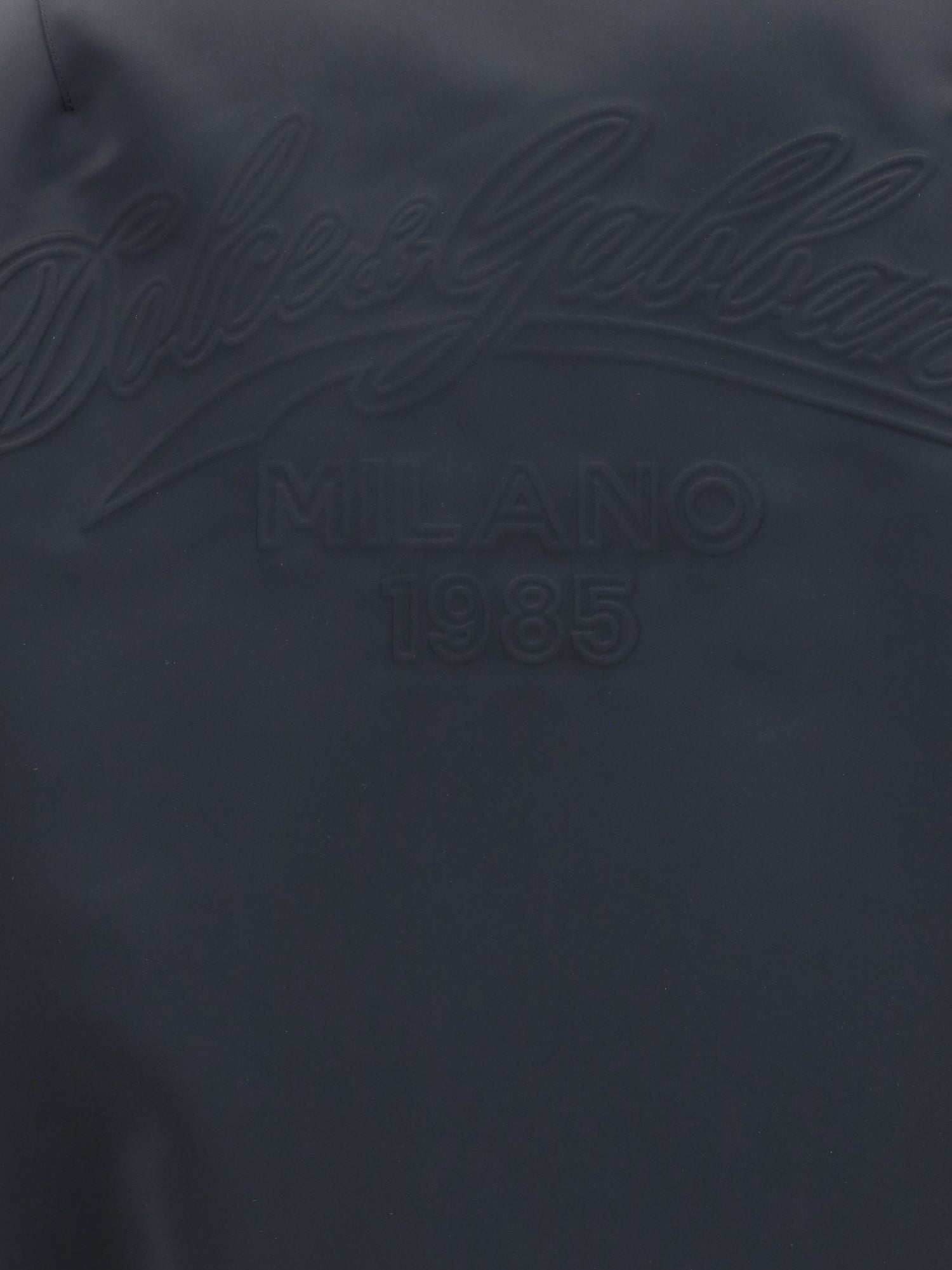 DOLCE &amp; GABBANA 38 oversized jacket with embossed print