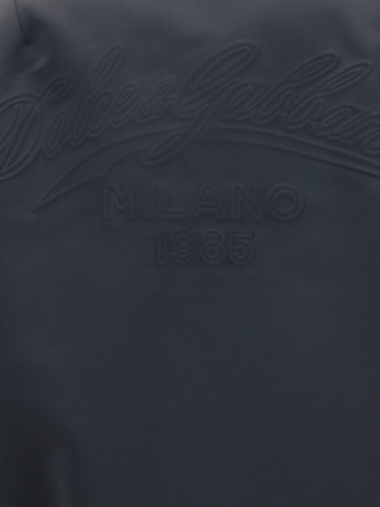 DOLCE &amp; GABBANA 38 oversized jacket with embossed print