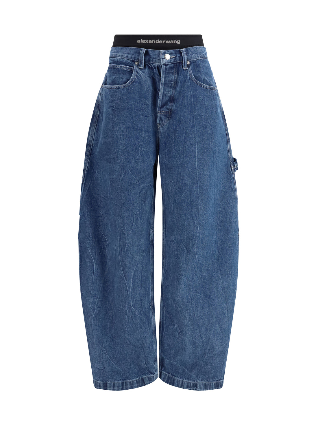 ALEXANDER WANG 25 prestyled mid-rise jeans