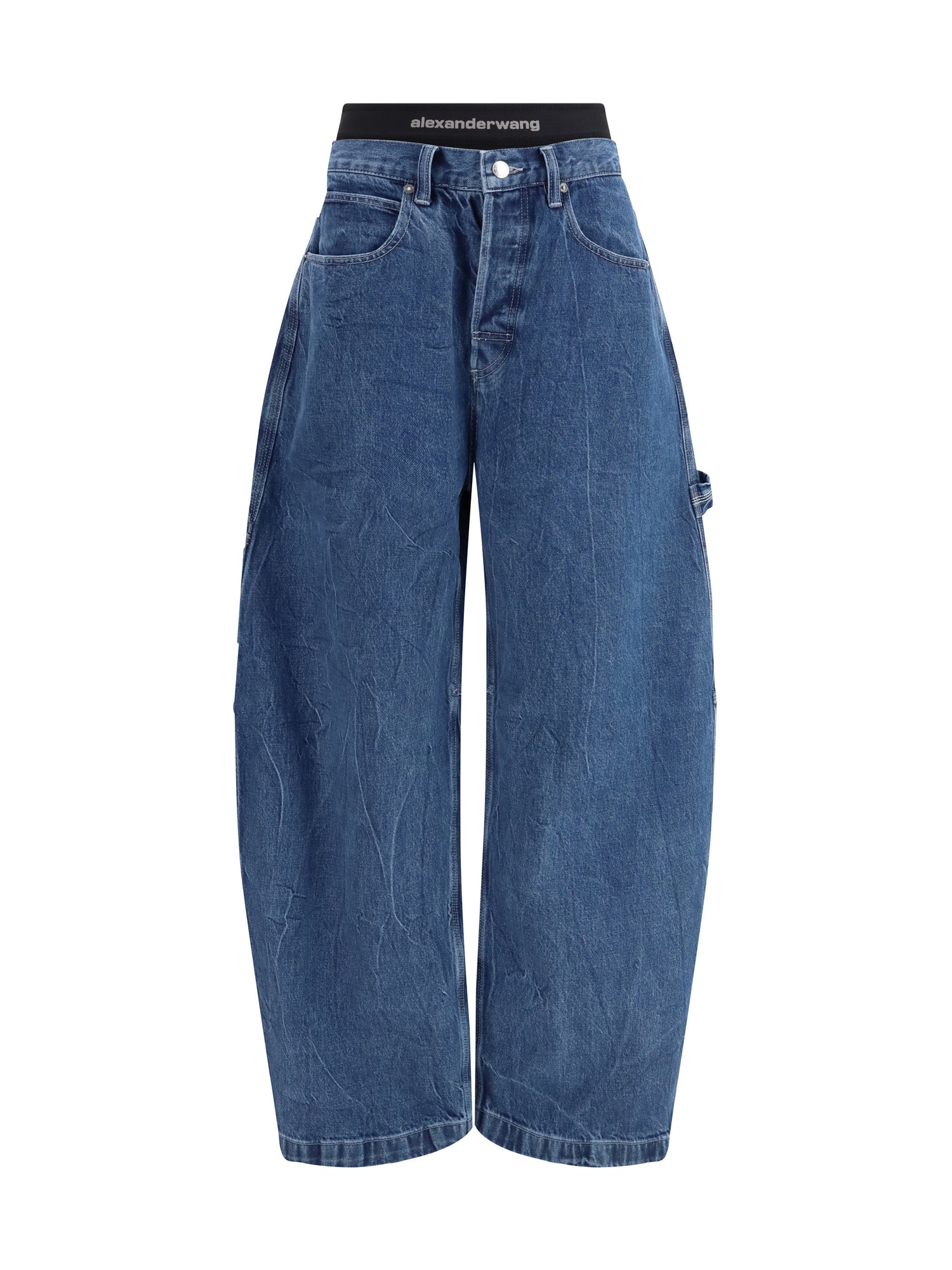 ALEXANDER WANG 25 prestyled mid-rise jeans