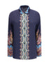ETRO 42 silk shirt paisley print