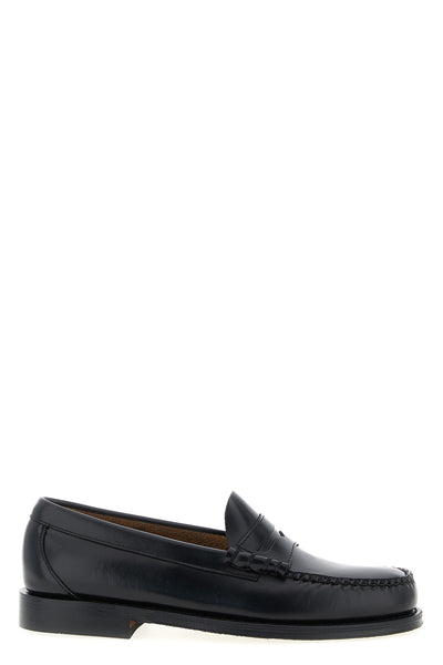 weejuns larson loafers in shiny leather
