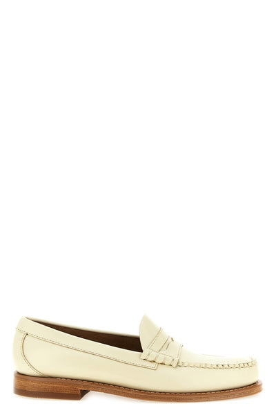 weejuns larson loafers in high-quality leather polished and hand-stitched