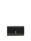 bettina patent leather chain wallet
